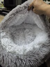 柒哦猫窝保暖半封闭式冬季猫咪睡觉用猫床网红冬天狗窝小型犬宠物用品 灰色M【15斤内适用 70%选择】 实拍图
