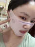 DIKTT德国v脸神器面罩提拉紧致睡觉绷带女瘦脸睡眠美容仪瘦脖子双下巴家用脸部下垂提拉神器法令纹提升 【3.0防滑款】粉色法令纹面罩 自由调节 实拍图