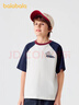巴拉巴拉童装儿童短袖T恤男童上衣中幼童女童2025夏速干208225117208 实拍图