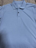 京东京造【汗渍无痕】polo衫男短袖男士t恤衣服男装 雾霾蓝 L 实拍图