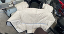 ALLFORVITA电动车挡风被秋冬季加厚加绒防风被摩托车罩绒护膝防雪雨水挡风衣 【盖腿款】米白丨护脖护肩+加宽侧翼 次日达【加厚御寒棉】保暖护膝防风防雨膜 实拍图