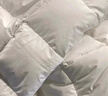无印良品100%白鹅羽毛被子 羽毛绒丝冬被 秋冬被芯约5.9斤200*230cm白色 实拍图