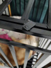憨憨宠 狗笼 狗笼子中大型犬小型犬带厕所加粗加固金毛拉布拉多方管笼子 升级六面全方管125*95*105cm 120斤内适用 实拍图