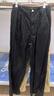 森马（Semir）休闲裤女纯棉打褶阔腿裤腰带秋复古磨毛长裤显腿长101524127005A 实拍图