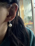 DAISY DREAM玫瑰的故事刘亦菲同款珍珠耳钉女2025新款爆款耳环轻奢银针耳饰品 925银针流苏珍珠耳环 实拍图
