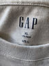 GAP女装2025夏季新款纯棉彩色胶印logo短袖T恤常规休闲上衣765994 灰白色 XL (175/92A) 亚洲尺码 实拍图