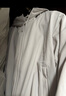 优衣库女装防风拉链连帽外套/内里摇粒绒户外防水472150 01 乳白色 S /155/80A 实拍图