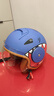 永久（FOREVER）3C认证儿童头盔四季通用小孩半盔电动摩托车安全帽  鲨鱼 实拍图