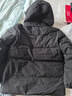 361°连帽羽绒服男冬季新款防水防油防污科技防钻绒羽绒服保暖运动外套 【推荐】【男款】超级黑 M 实拍图