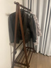 家逸衣帽架实木落地衣架卧室挂衣架可折叠衣架简约衣服架子榉木100cm 实拍图