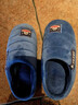 大嘴猴（paul frank）棉拖鞋男士秋冬季室内家居拖鞋毛绒保暖厚底棉鞋男款深蓝290PF607 实拍图