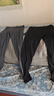 海澜之家（HLA）男士秋裤男保暖裤男薄款秋冬季线裤10A抗菌防螨抗静裤打底裤 10A抗菌防螨抗静电2条装-黑色+深灰 4XL /190(体重190-210斤) 实拍图