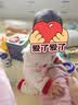 婧麒（JOYNCLEON）秋冬婴儿连体衣新生男女宝宝夹棉衣服无骨哈衣爬服小月龄睡衣 平安喜乐【40g棉连体衣】 80cm  【9-18个月建议体重8.5-10kg】 实拍图