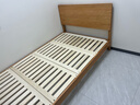 小半实木床双人床北欧日式小户型卧室简约樱桃木床家具稳稳床1.2米 实拍图
