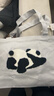 野兽派家居（tbh）野兽派帆布袋PANDA POMPOM熊猫系列手提袋全棉刺绣购物袋 熊猫嘭嘭 PANDA POMPOM 帆布袋 实拍图