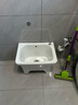 柯鲸拖把池阳台陶瓷家用大号方形拖布盆卫生间落地式洗地洗墩布池 5053旗舰款【升级台控防堵下水】 实拍图