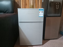 新飞冰箱小型租房用 一级能效冷 藏冷冻两用1-2人家用小冰箱 出租房双门电冰箱办公室两门 25年升级款 38A108 一级能效【经典款】银色 实拍图