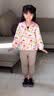 G.duck小黄鸭女童外套两面穿外套儿童风衣春秋季加绒冲锋衣女宝宝小孩 浅粉色 加绒款 100 （升级款） 实拍图