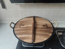 王源吉铁锅炒锅铸铁锅双耳苏锅王老式家用圆底无涂层龟纹大肚炒锅36cm 实拍图