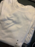 优衣库男装女装柔软圆领T恤/休闲长袖上衣25秋冬新款479783 00 白色 M /170/92A 实拍图