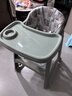 HUAERLE宝宝餐椅家用同款肯德基婴儿餐椅可调高度吃饭餐桌多功能学坐椅子 豪华款【青色餐盘+坐垫+轮子】 实拍图