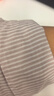 无印良品（MUJI）女式水洗平纹衬衫领长袖衬衫衬衣内搭女装秋季外搭薄款外套 粉红色条纹 L （165/88A） 实拍图