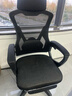 锦汐 电脑椅家用办公椅子靠背人体工学椅学习转椅老板座椅游戏电竞椅 【可后躺+踏脚+乳胶】黑框黑网 实拍图