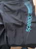 速比涛（Speedo）泳裤男大标logo系列专业训练抗氯速干经典及膝游泳裤 中灰蓝 36 实拍图