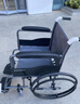 鱼跃 (yuwell)手动轮椅车H062折叠老人轻便免充气铝合金旅行手推代步 实拍图