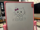 正灿儿童画板婴儿画架磁性小黑板支架式画画板家用白板可擦写字涂鸦板 E款粉-标准礼包【适合5-12岁】 实拍图