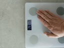 沐美 电子秤人体称重智能精准电子称健康秤体重计体重秤体脂称减肥专用充电健身款 USB充电体重秤（白色款不支持蓝牙） 实拍图