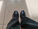 红蜻蜓男鞋25冬季加绒保暖牛皮运动鞋休闲鞋户外板鞋WTL240401D黑色41 实拍图