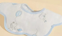 全棉时代婴儿口水兜纱布宝宝围嘴防吐奶口水巾围兜可旋转3条装, 29*32cm 实拍图