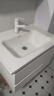 浴美优品实木浴室柜陶瓷一体盆卫生间洗手洗脸盆柜组合洗漱台镜柜奶油风 L16吊柜70cm普通镜柜+陶瓷盆 实拍图