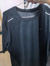 安踏（ANTA）速干T丨短袖T恤男25夏冰丝凉感体恤吸湿反光夜视跑步篮球健身上衣 【速干全场景训练午夜灰-5 2XL /185（推荐160-180斤） 实拍图