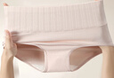 浪莎内裤女高腰纯棉收腹抗菌底裤4条大码无痕收小肚子提臀女士内裤 实拍图