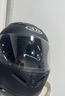 AD新国标电动车头盔男女士四季通用电瓶车安全帽男款冬季保暖围巾全盔女款防雾轻便3C认证摩托车头盔 新国标B【哑黑】透明 实拍图