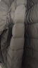 网易严选90鸭绒轻薄羽绒服保暖0压感排骨羽绒内胆防泼水蓄热抗菌外套 A款25新品90鲜绒无领-远山灰 L 实拍图
