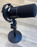 闪克Maono闪克动圈麦克风电脑直播话筒内置声卡直播录音配音游戏视频会议闪客pd200x手机收音麦有线 PD200X黑色(圆盘支架款) 实拍图