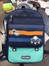 阳光8点小学生儿童减负减压护脊可爱双肩背包 宝蓝大号(4-6年级) 实拍图
