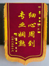 瑞耀锦旗定制锦旗定做感谢医生老师定制赠送幼儿园教师物业月嫂生日订做美容院高档植绒装修旌旗制作 发泡字（精美小龙须）70*110cm 实拍图