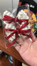 韩式可爱蝴蝶结发夹儿童头饰洋气侧边夹甜美刘海夹碎发卡发饰品 TS256-03红色一对 晒单实拍图