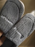 2025踩屎感棉拖鞋女士厚底防滑冬季外穿居家情侣保暖学生男宿舍 小熊小兔棉拖-灰色 42-43 适合41-42 实拍图