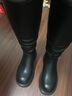 热风（hotwind)长筒靴女冬季女士厚底增高复古休闲显瘦高筒骑士靴子 实拍图