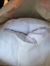 无印良品100%白鹅毛被 羽毛绒丝被子冬季被芯约6斤【填充2200g】150*200cm 实拍图
