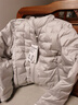 波司登（BOSIDENG）25年新款短款轻薄羽绒服女90鹅绒立领无缝胶囊保暖外套B250131034 【700+蓬鹅绒】岩石灰-格雷系【卡码拍大】 M 165/88A 体重约105-115斤 实拍图