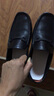 奥康（Aokang）商务休闲皮鞋舒适软底驾车鞋低帮套脚懒人乐福鞋一脚蹬黑39码 实拍图
