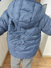 亚瑟士亚瑟士童装25年冬季儿童柔软舒适三防轻薄保暖羽绒服【高充绒量】 藏青色 清洁度1000-鸭绒 150 充绒量88.5g 实拍图