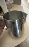 CLITON 咖啡拉花杯尖嘴拉花缸加厚304不锈钢打奶泡杯 带刻度350ML拉花杯 实拍图