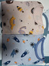 顶瓜瓜儿童秋衣秋裤套装纯棉男童棉毛衫保暖内衣女童全棉宝宝打底衣睡衣 黄底星空 130 建议身高120-130cm 实拍图